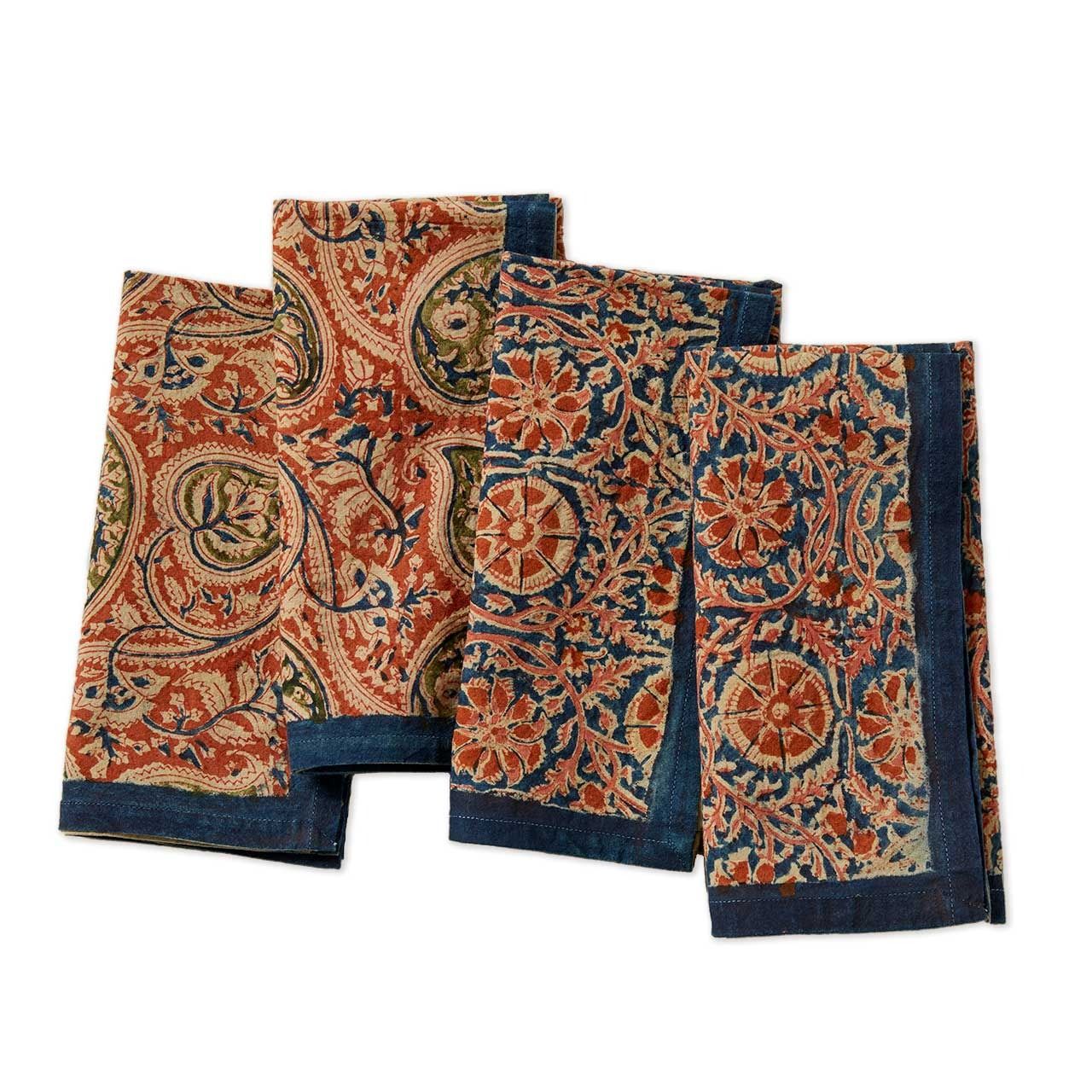 Kalamkari Napkins S/4