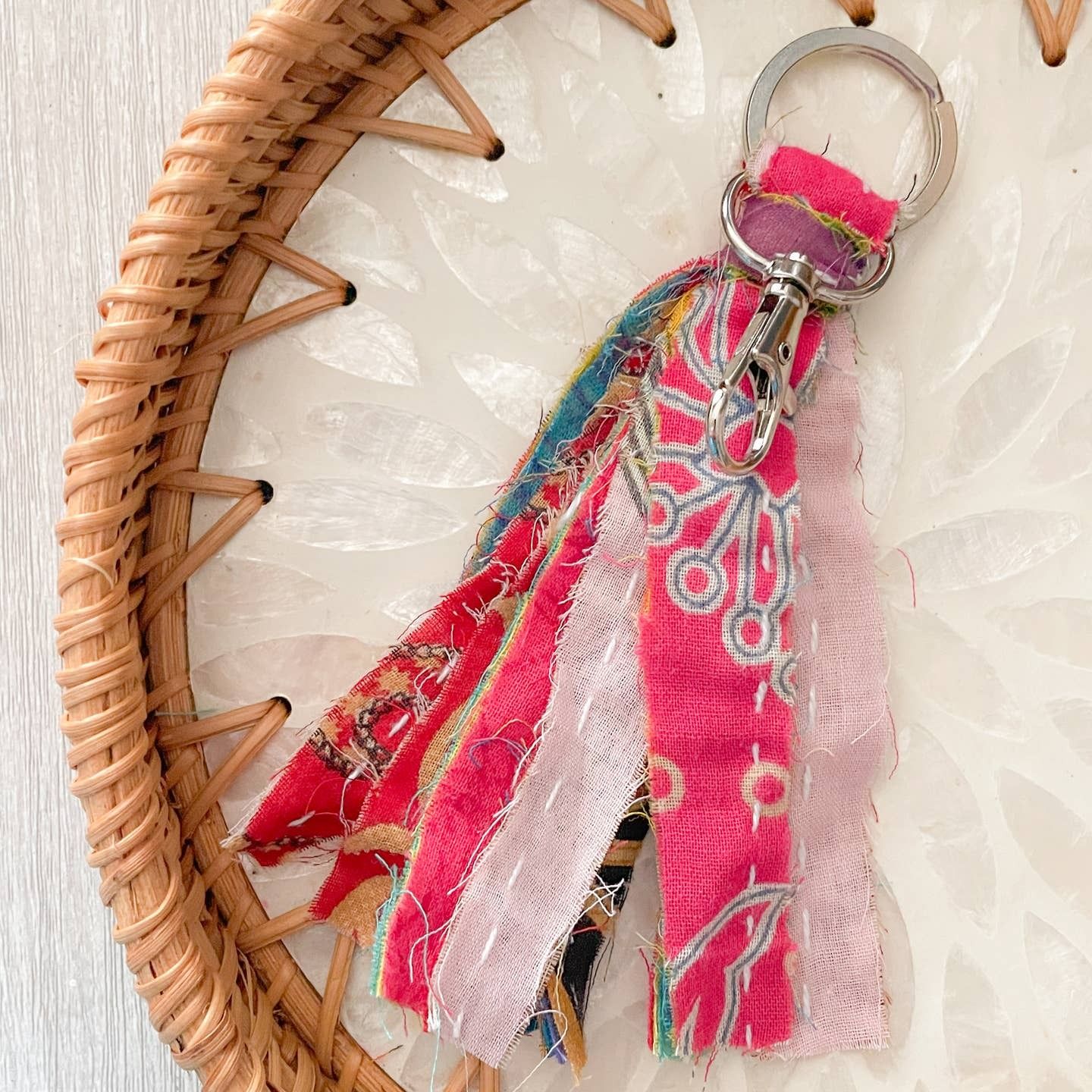 Kantha Key Chain