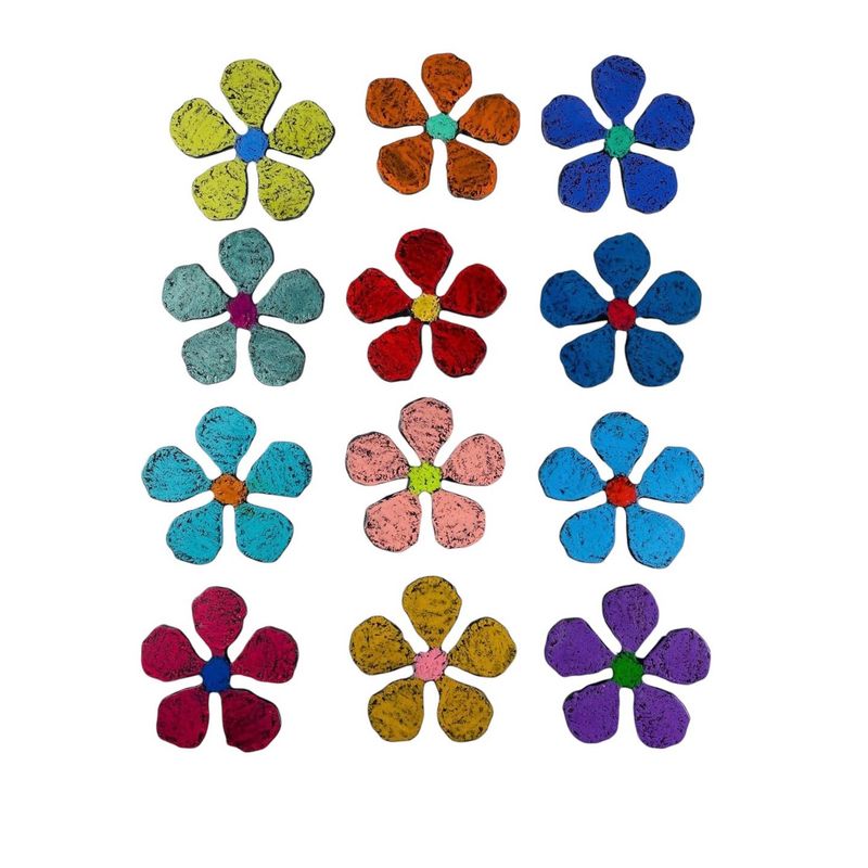 Metal Flower Magnet 