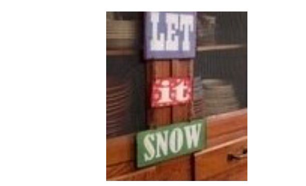 Let it Snow Sign