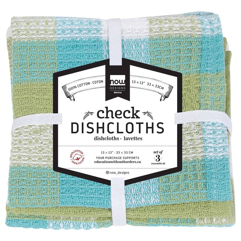 Waffle Dishcloths S/3