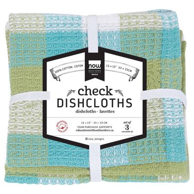 Waffle Dishcloths S/3