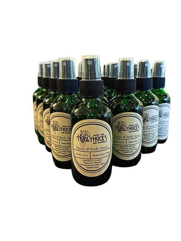 Hollyhocks Room &amp; Body Spray
