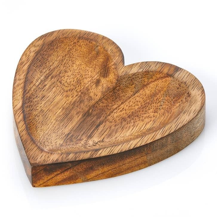 Carved Heart Tray