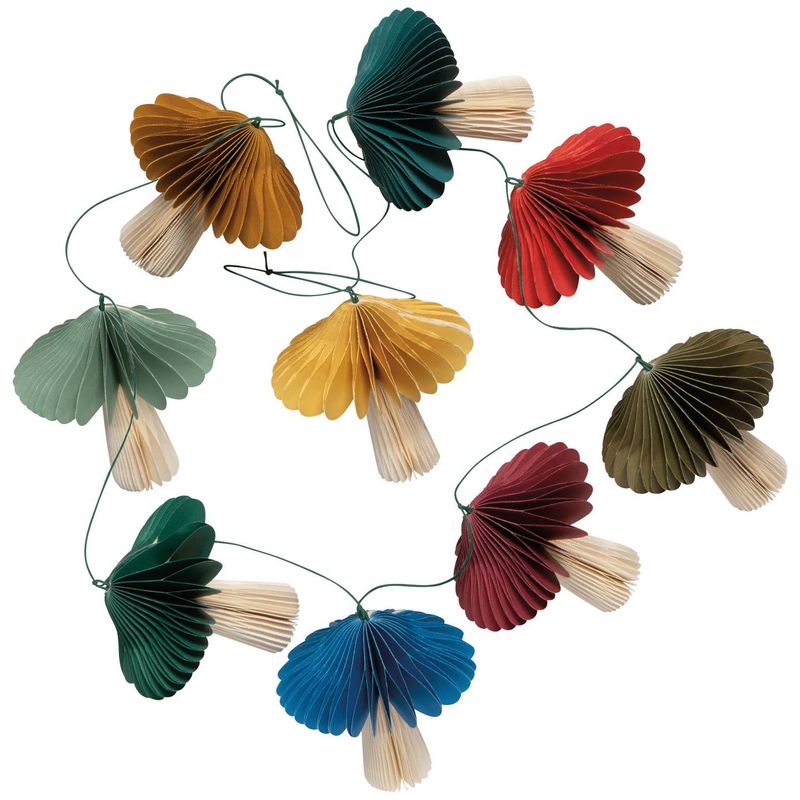 Mushroom  Paper Garland