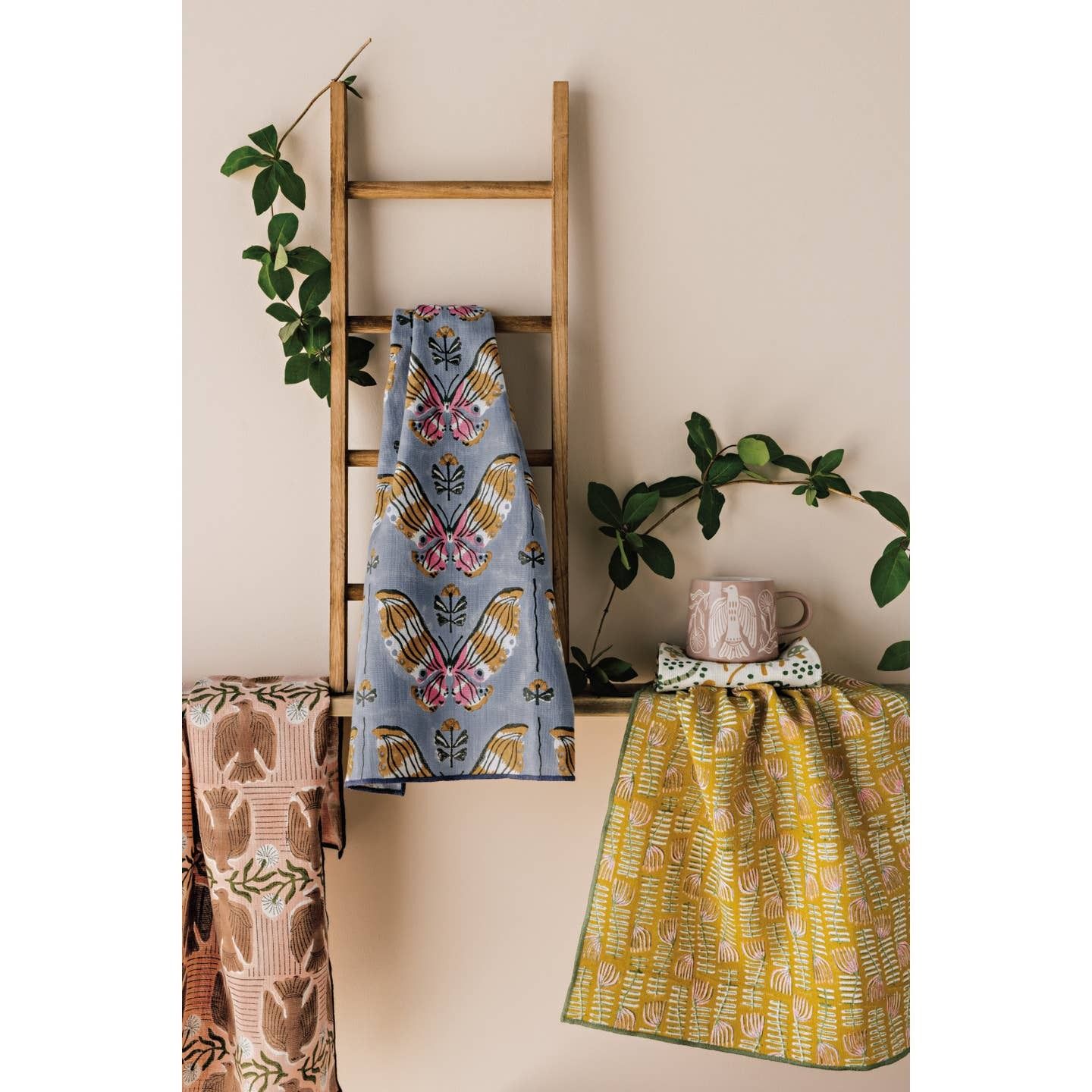 Block Print Dishtowel