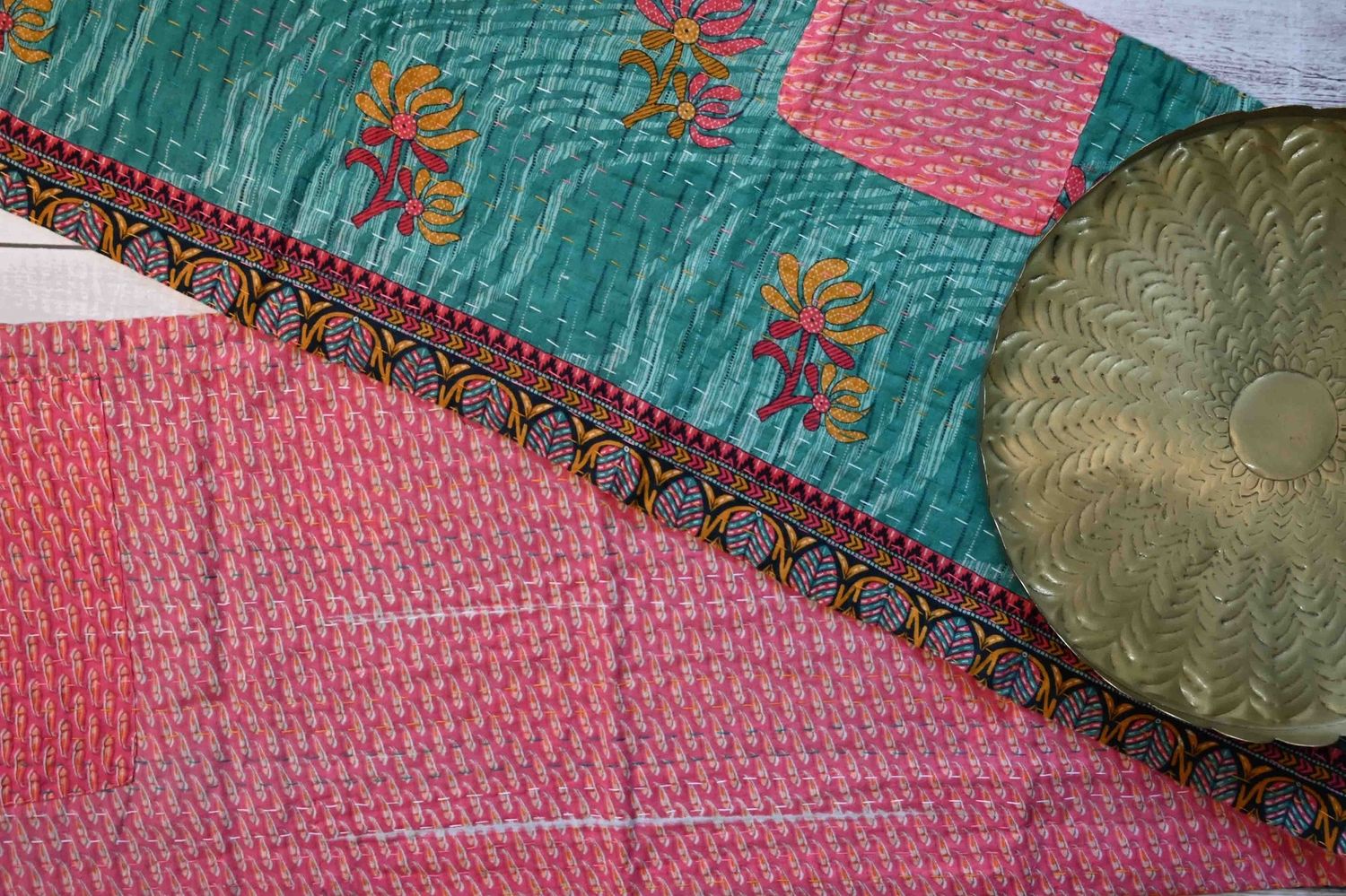 Kantha Table Runner-60in