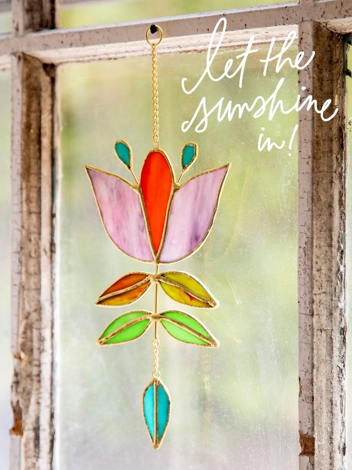 Stained Glass Window Hanging