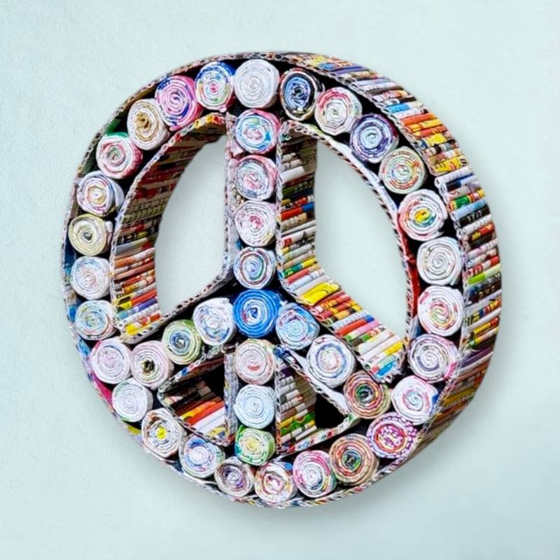 Recycled Peace Sign