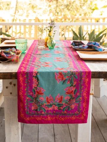 Reversible Bohemian Table Runner-90in.