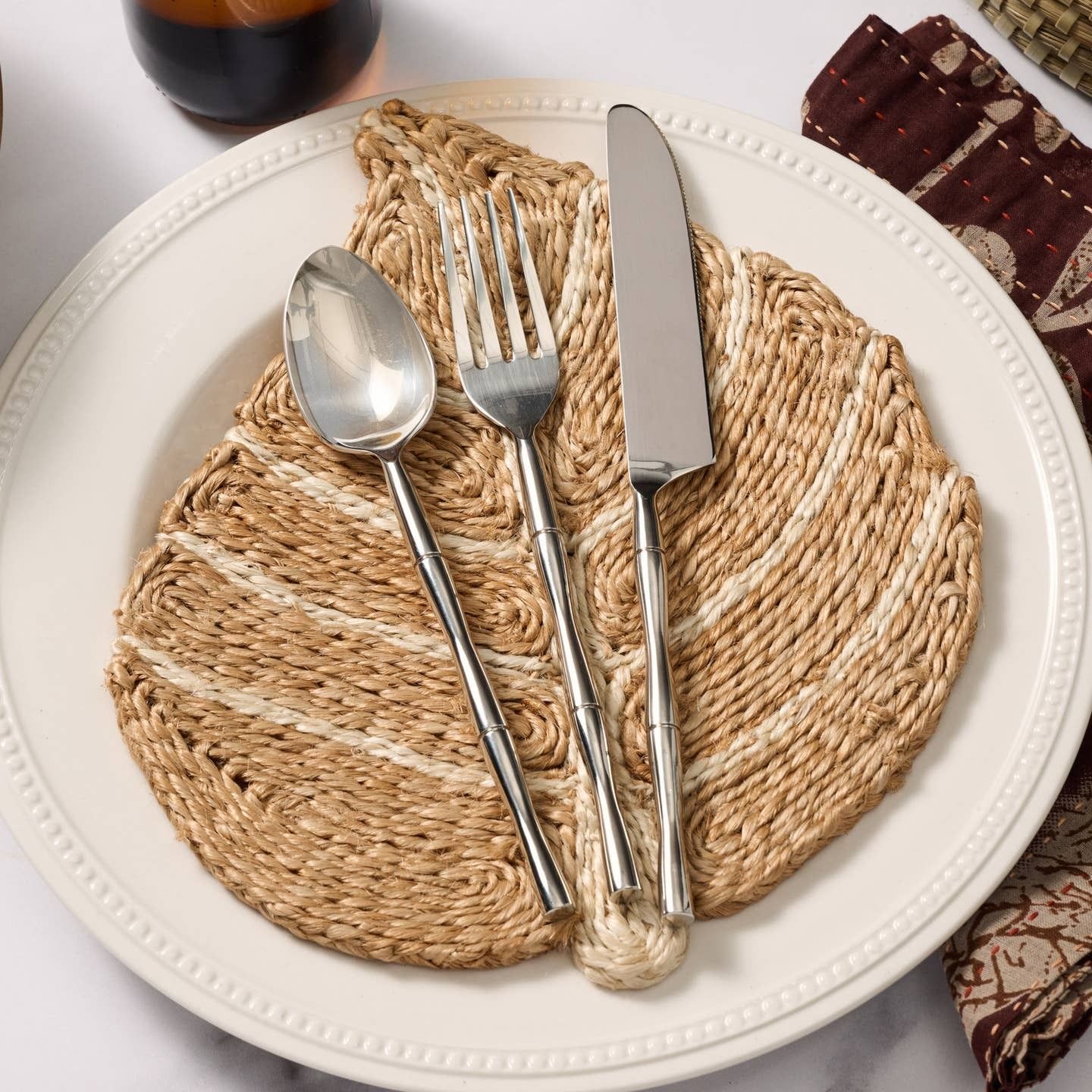 Sari Jute Leaf Coaster