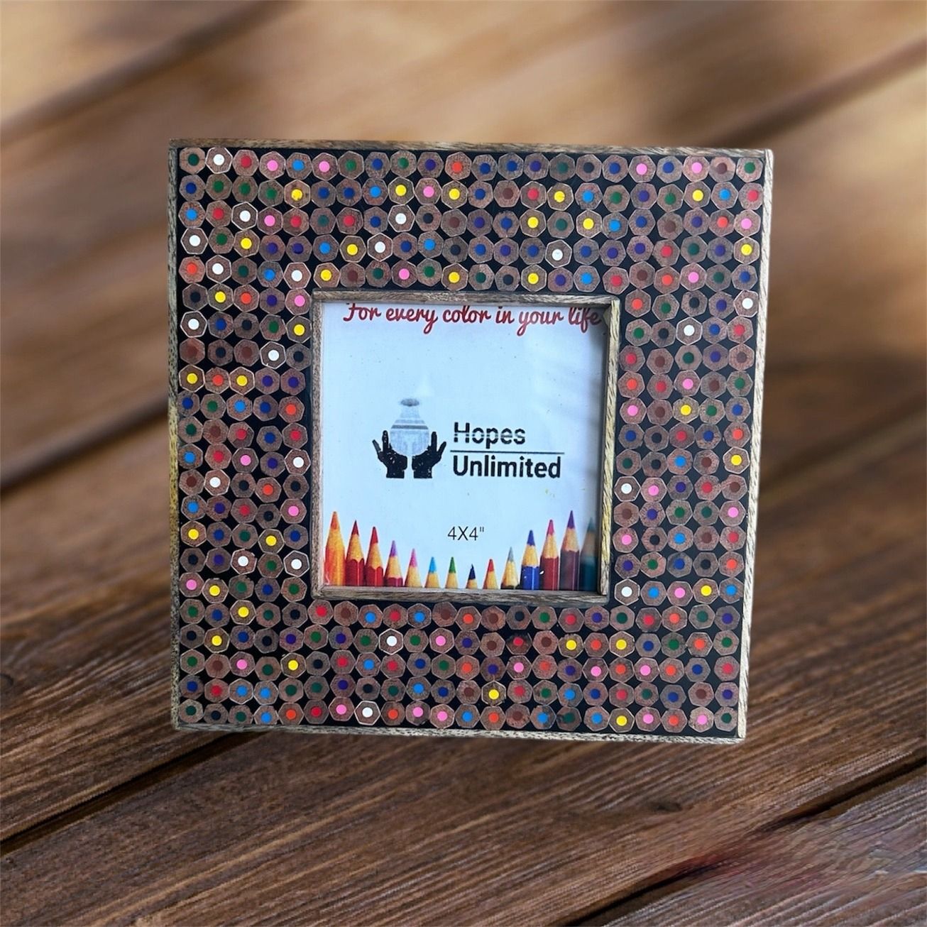 Recycled Pencils Picture Frame