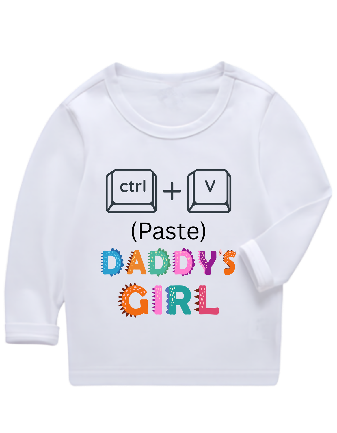Girls T Shirt Long Sleeve Ctrl + Copy