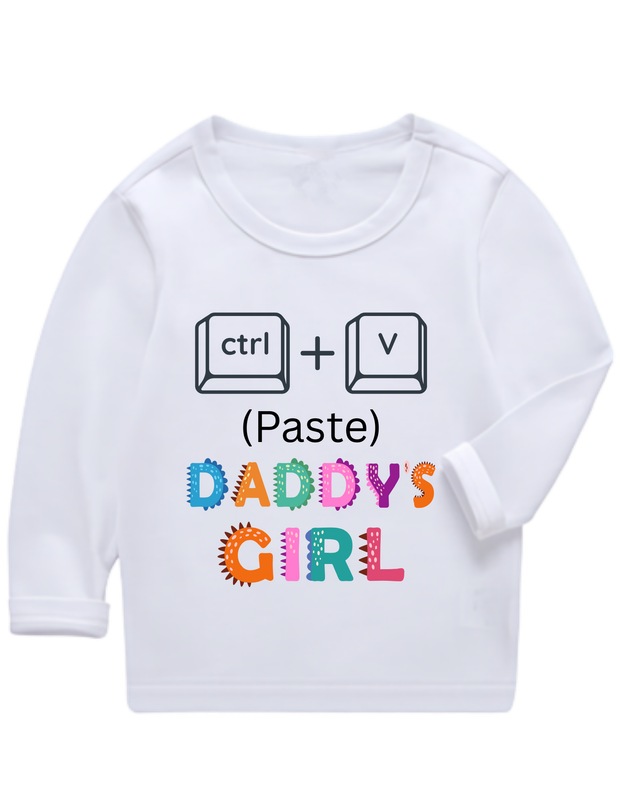 Girls T Shirt Long Sleeve Ctrl + Copy