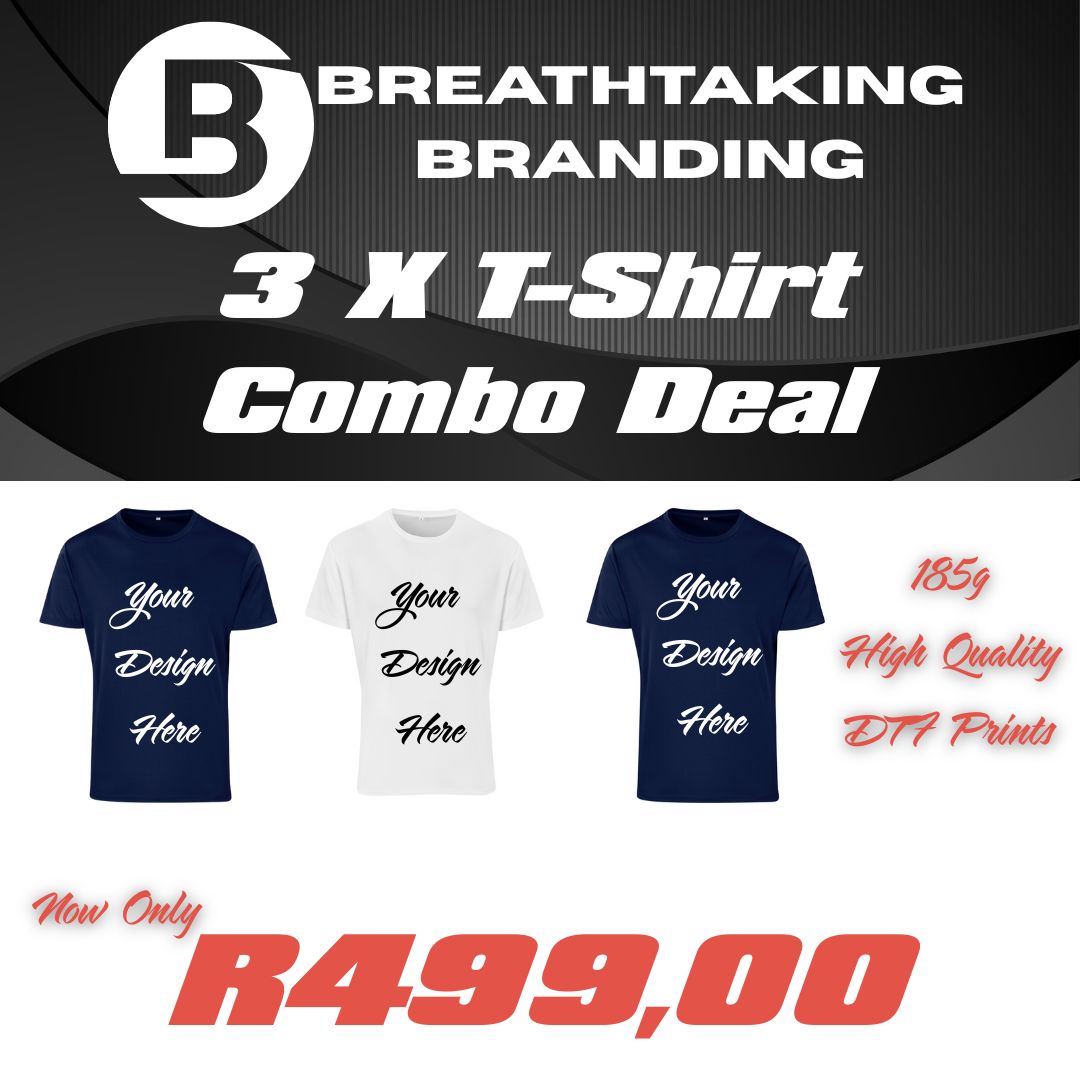 3 x T Shirt Combo Deal