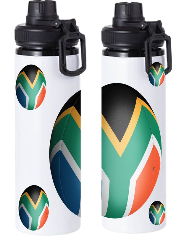 South African Flag Water Bottle