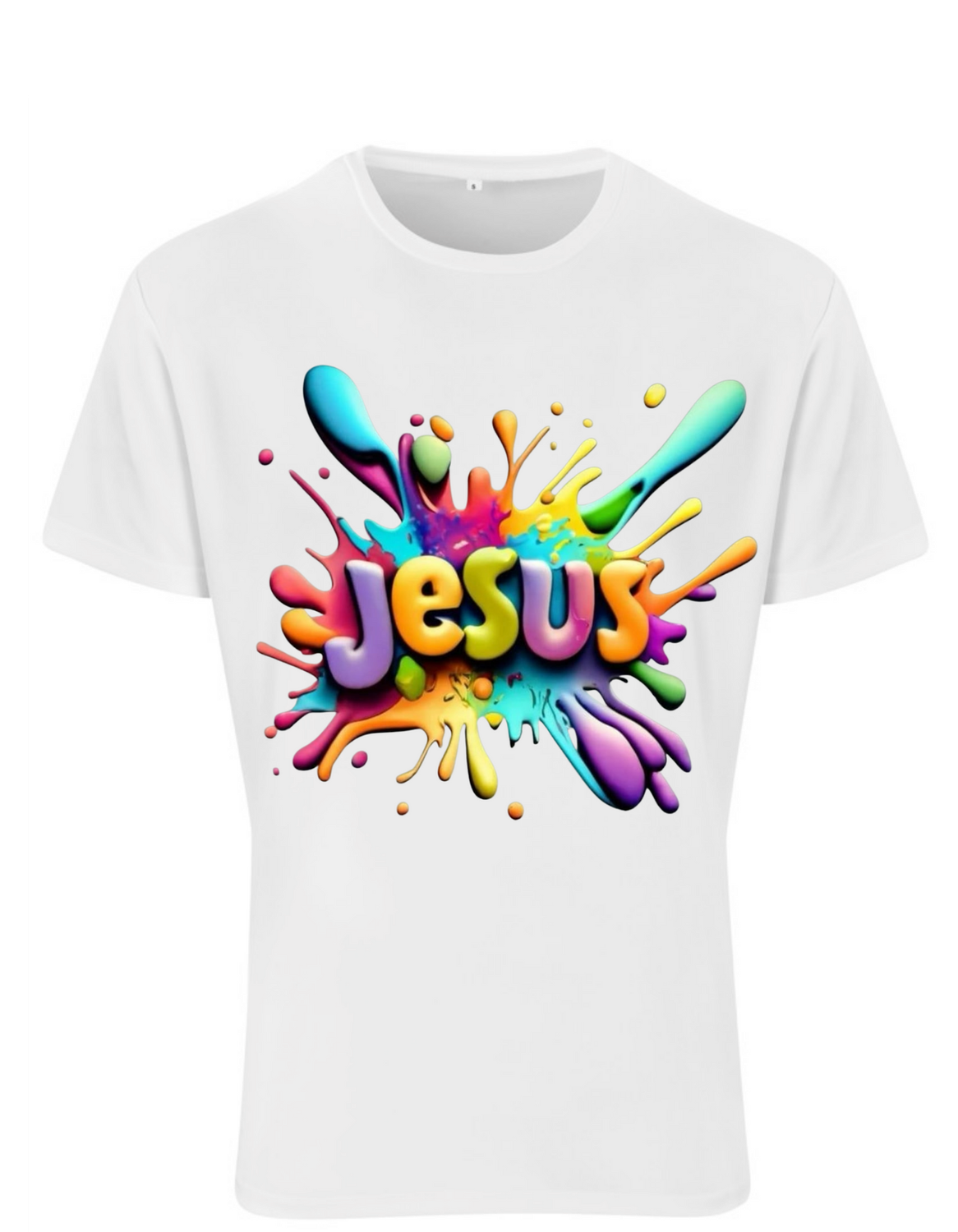 Colourful Jesus T Shirt