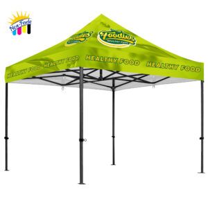 Gazebo 3 x 3m, UV Print, Economy Steel, Complete