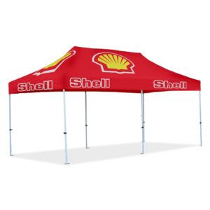 Gazebo 6 x 3m, UV Print, Aluminium, Complete