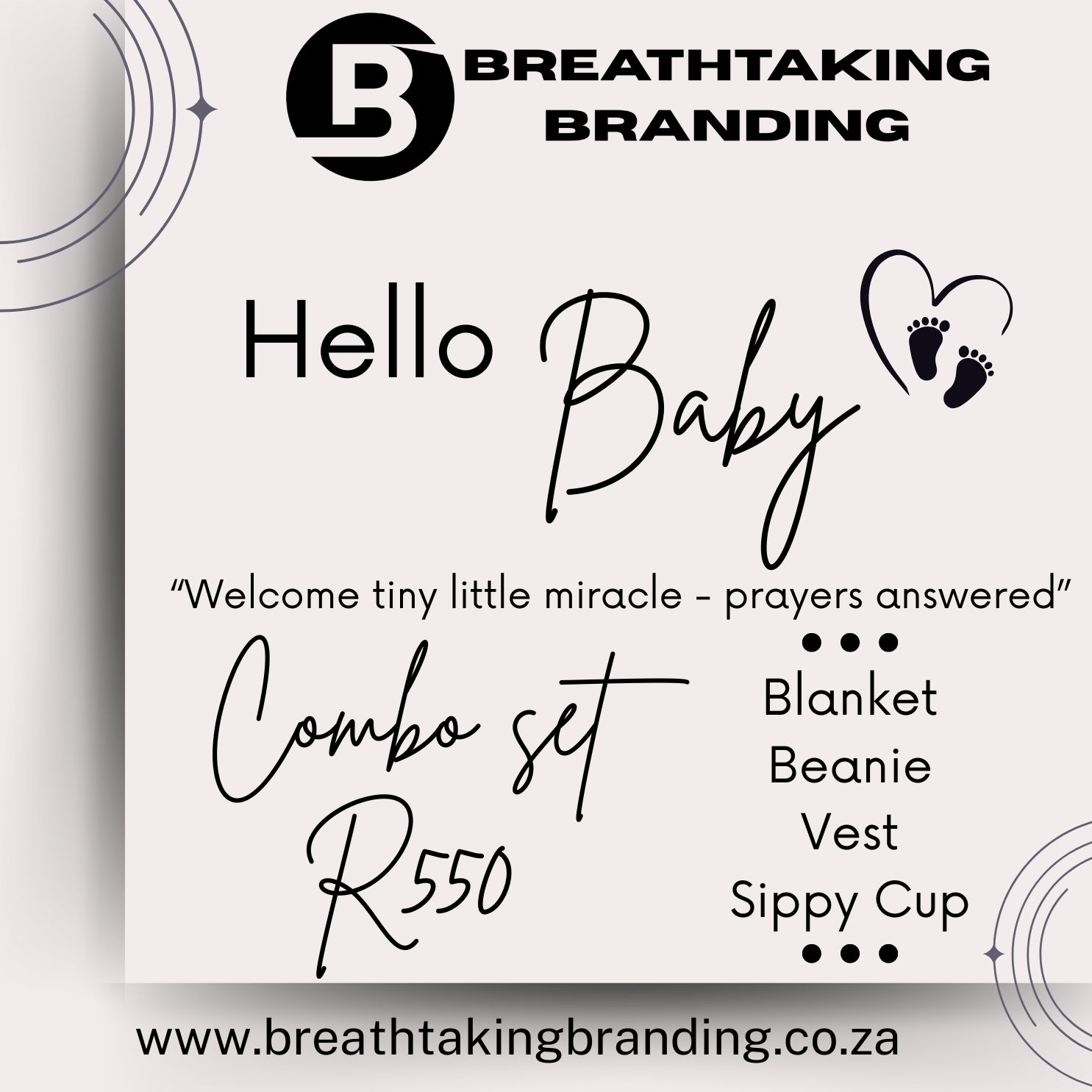 Hello Baby Combo set