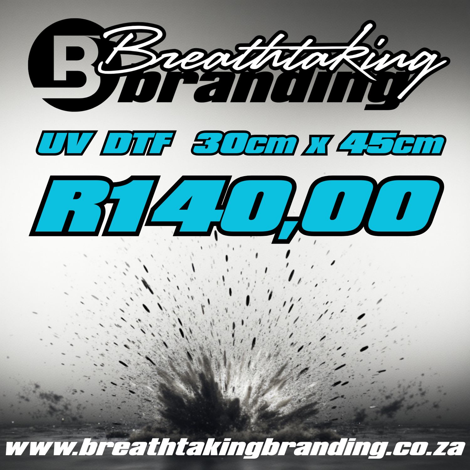 UV DTF Print  30 x 45cm