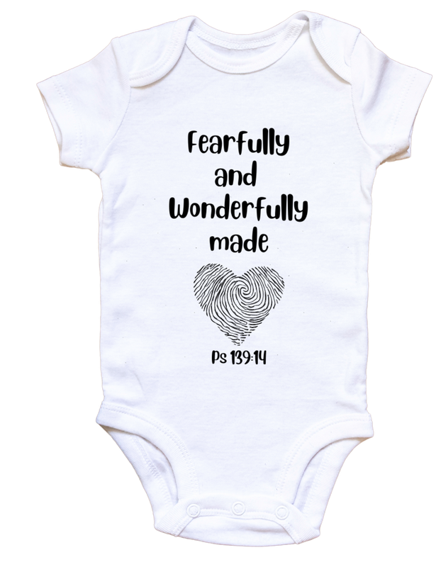 Baby Vest Fearfully and Wonderfully Made