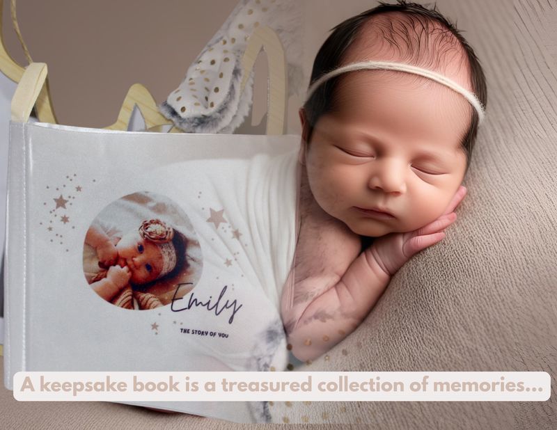 Baby Keep Sake Book Add Your Story