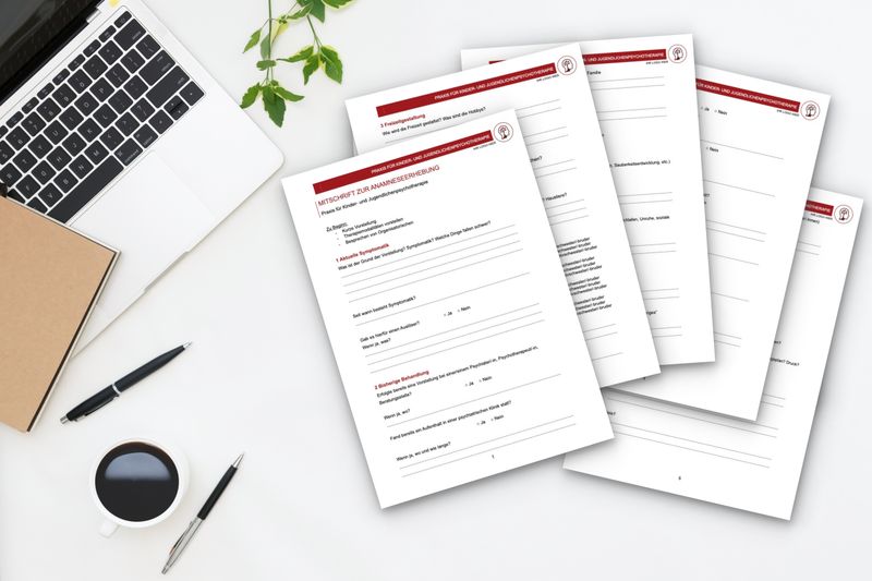 Vorlage "Mitschrift zur Anamneseerhebung"