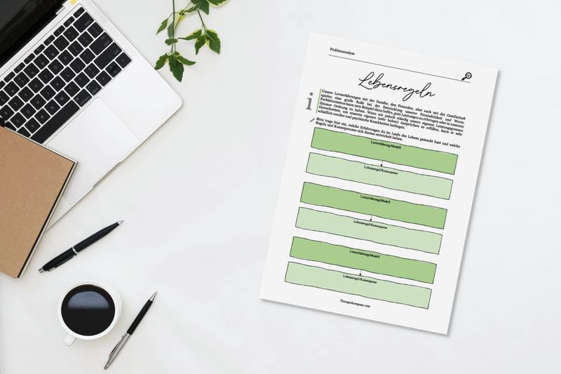 Arbeitsblatt "Lebensregeln"