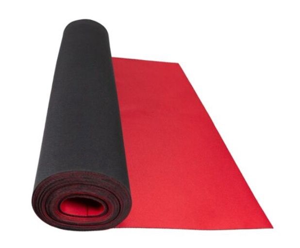 Floor Runner 20" x 27 '  Red - Neoprene slip-proof surface