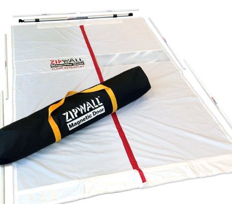 ZipWall Dust Barrier Magnetic Door Kit