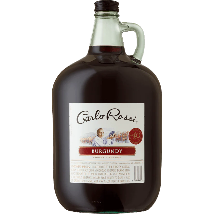 Carlo Rossi Burgundy Red • 4L