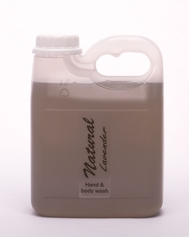 Natural Hand & Body Wash Lavender 1L