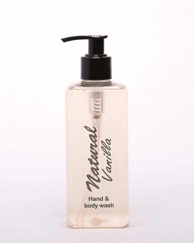 Natural Hand & Body Wash - Vanilla 500ml Pump
