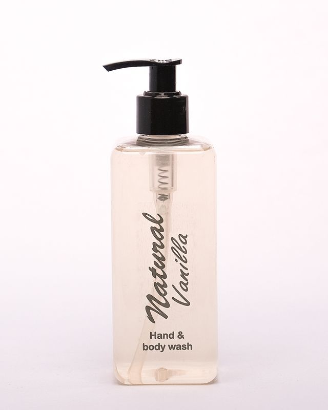 Natural Hand & Body Wash - Vanilla 500ml Pump