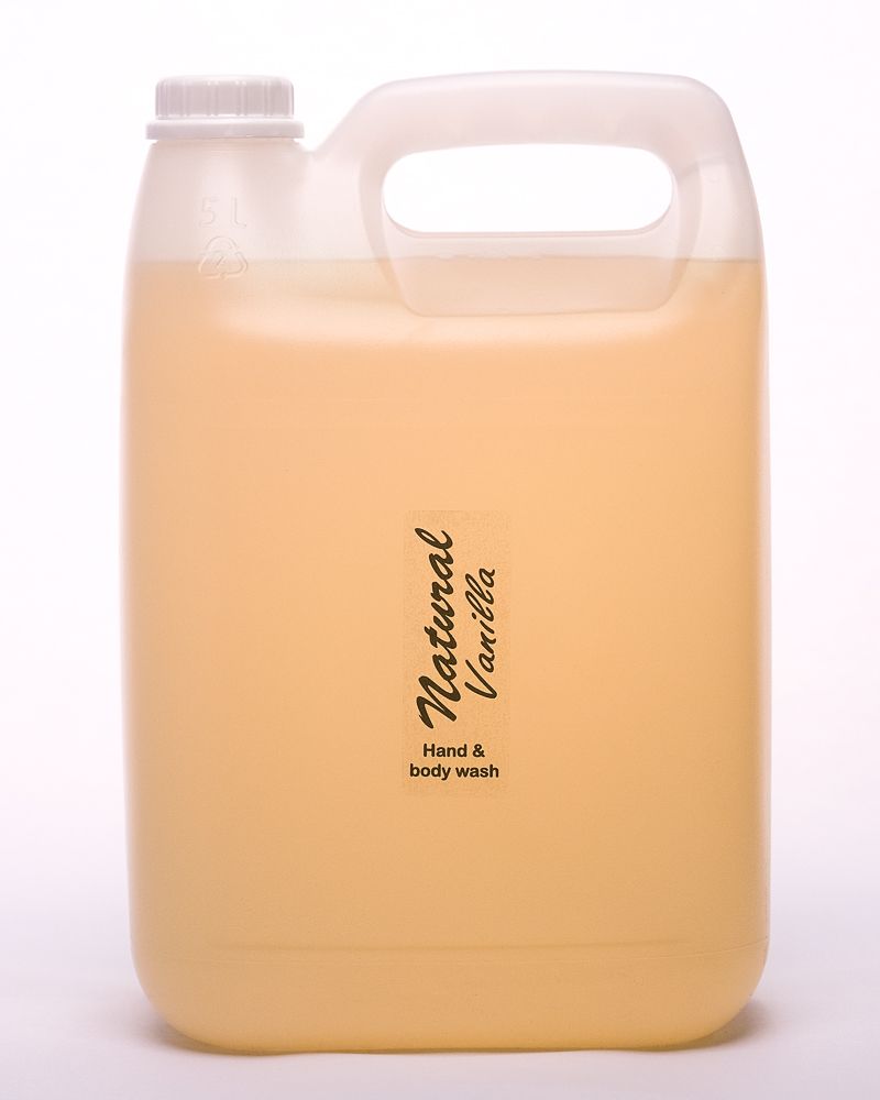 Natural Hand & Body Wash - Vanilla 5L