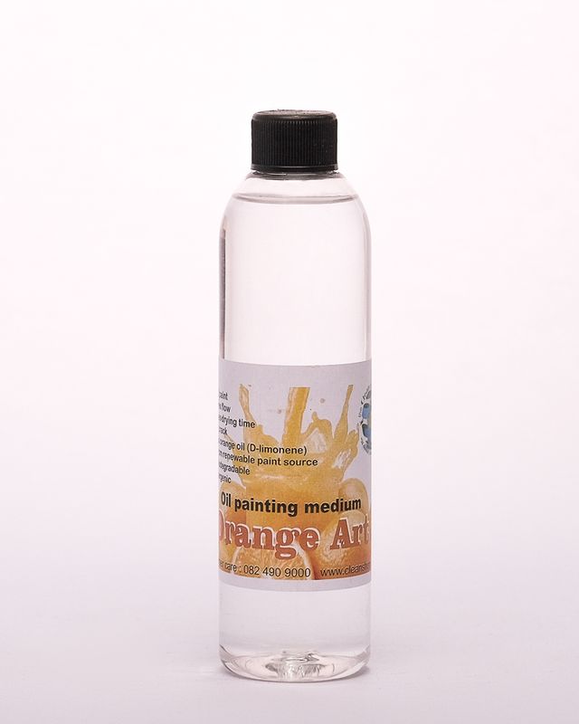 Orange Art Oil Paint Medium 250ml