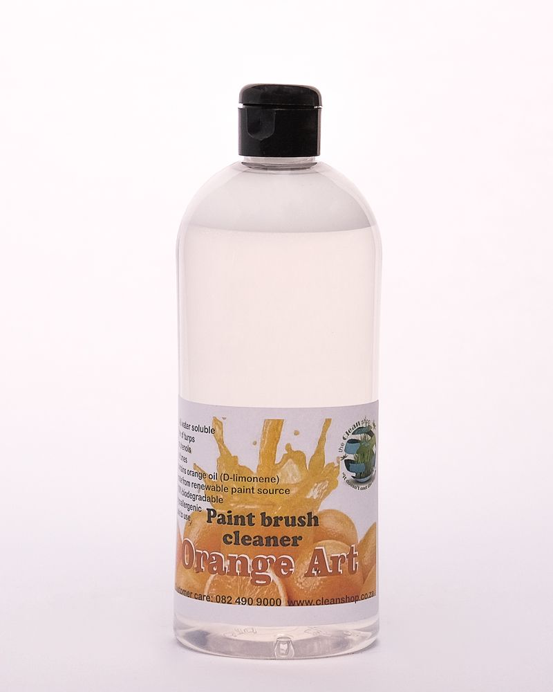 Orange Art Paint Brush Cleaner 500ml