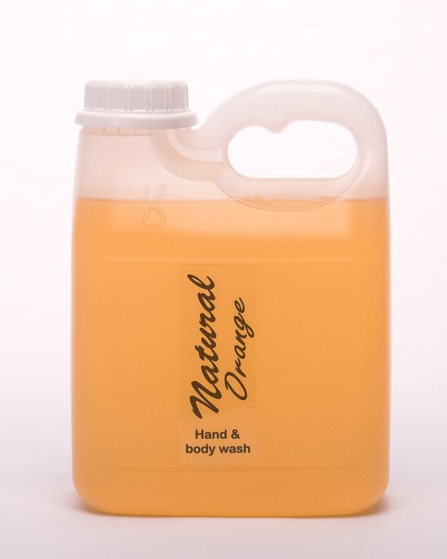 Natural Hand & Body Wash Orange 1L