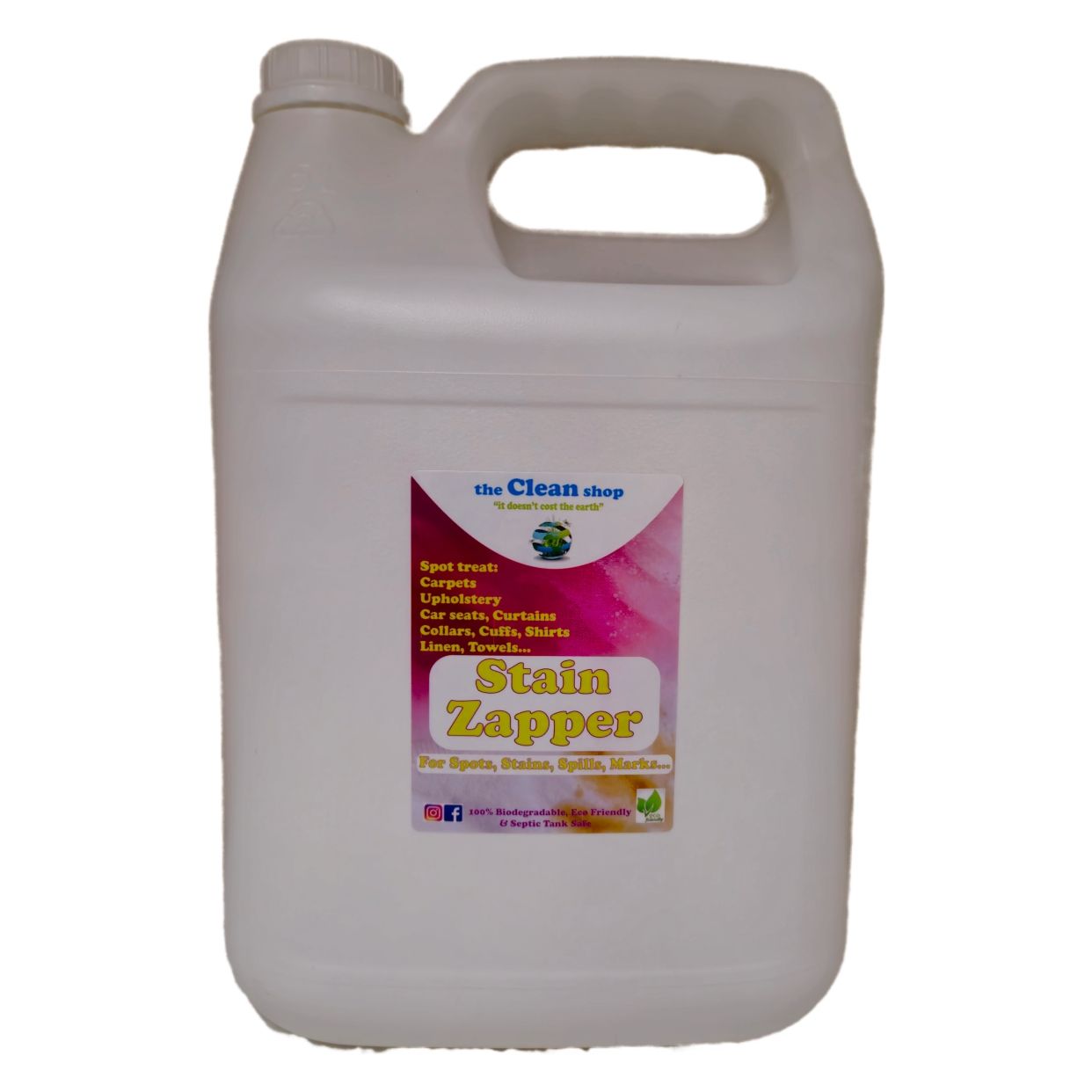 Stain Zapper and Upholstery Cleaner 5L
