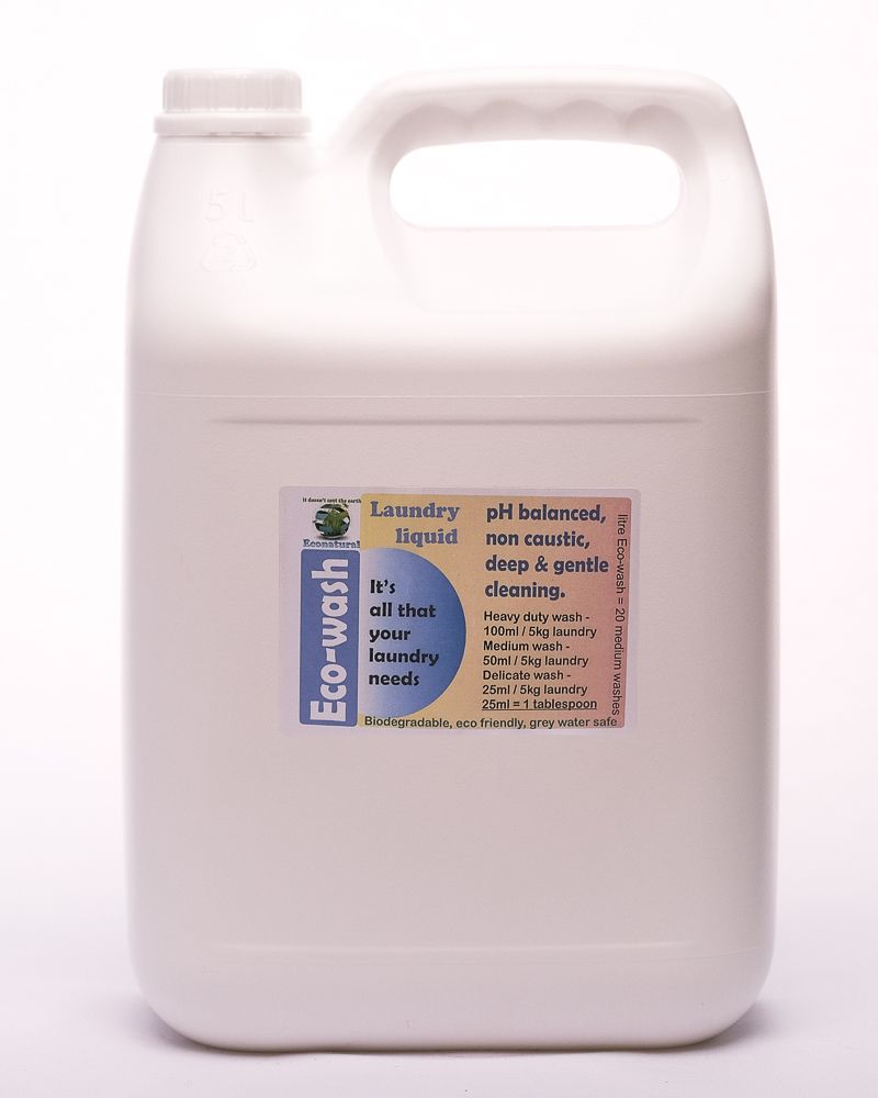 Eco Wash Liquid Laundry Wash 5L