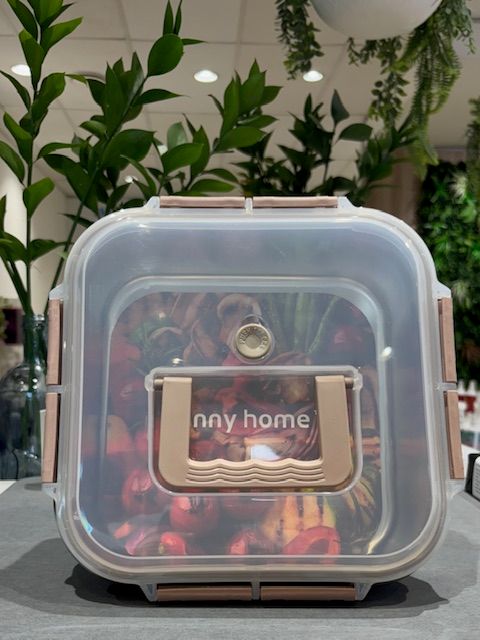 LUNCH BOX METAL SQUARE SMALL - 1800ML