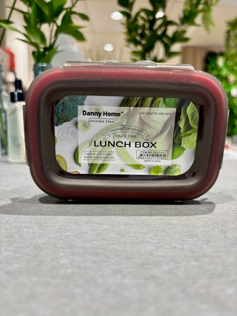 LUNCH BOX METAL RECTANGLE SMALL - 220ML