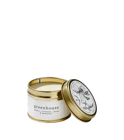 CANDLE GOLD TIN  - AMANDA-JANE