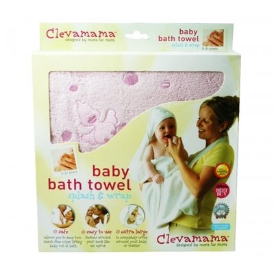 CLEVAMAMA Splash N Wrap Toalha de banho