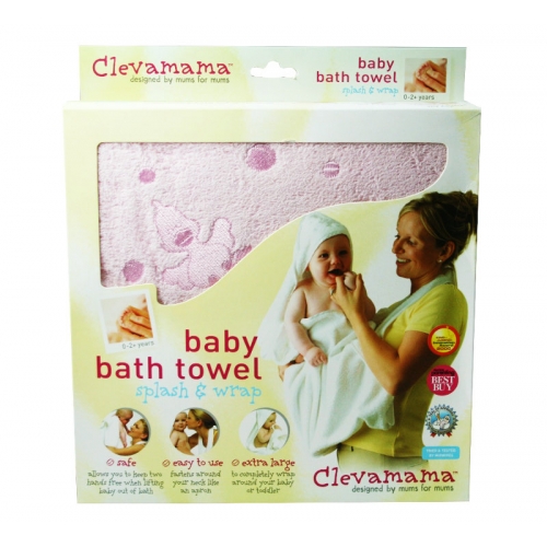 CLEVAMAMA Splash N Wrap Toalha de banho