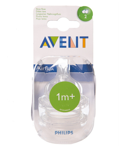 AVENT Tetina Fluxo Lento 1m+