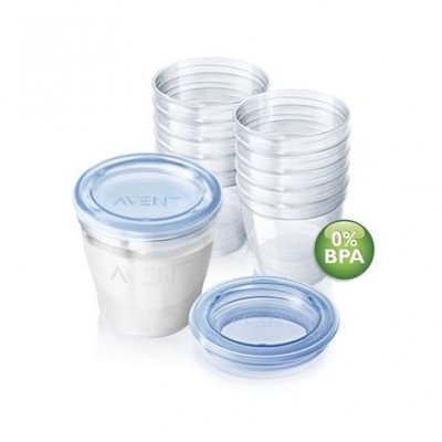 AVENT Copos de Armazenamento para Leite Materno