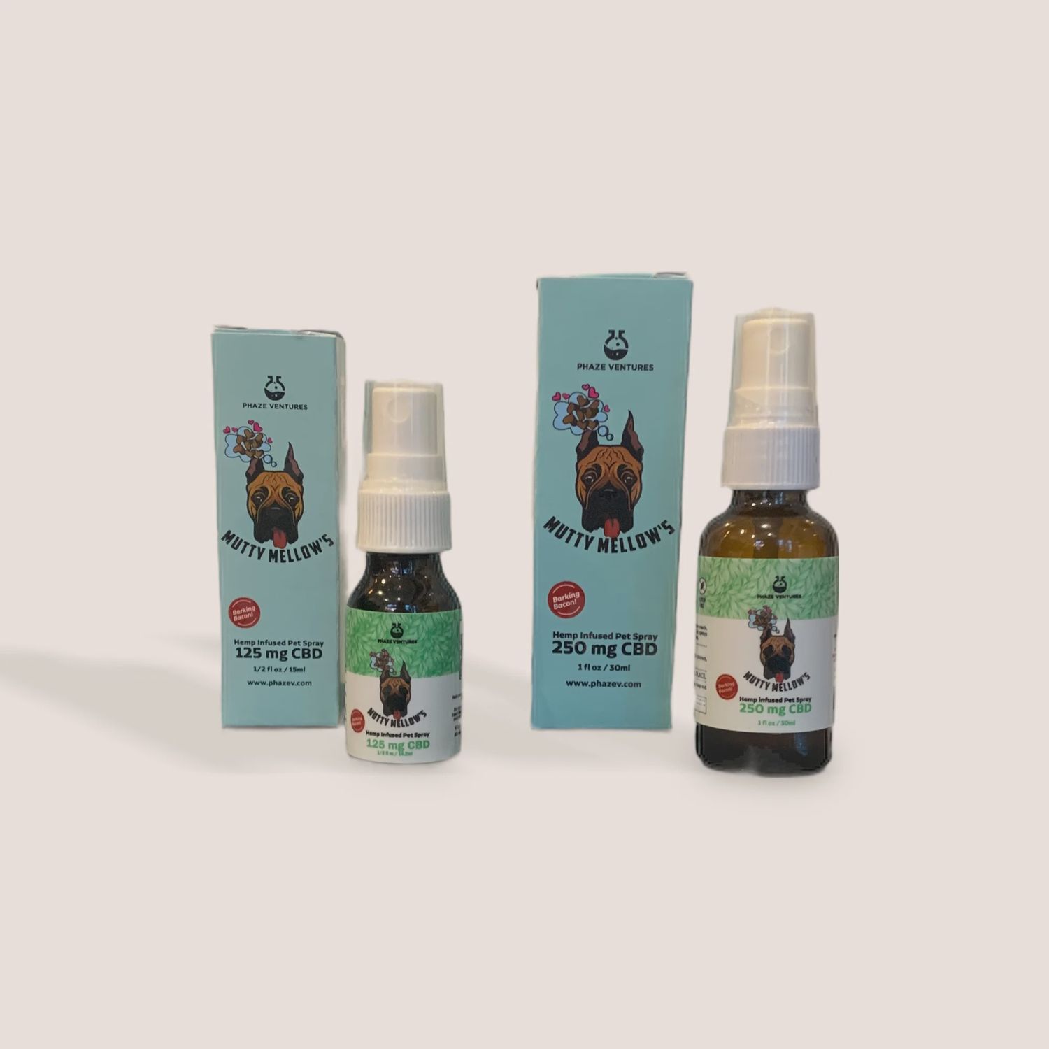 CBD Pet Spray, Pet Spray: 125 mg (Barking Bacon)