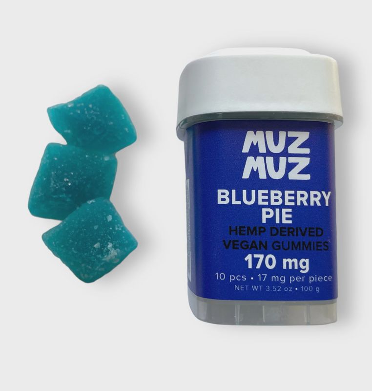Blueberry Pie Vegan THC Gummies